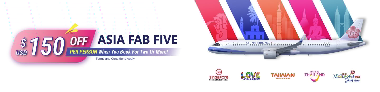 Asia Fab Five Joint Promo Banner