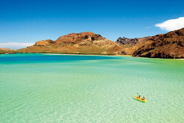Balandra Beach with turquoise waters and scenic coastal dunes