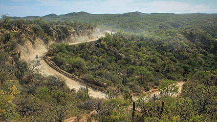 Off-road vehicle excursion through the scenic terrain of Los Cabos