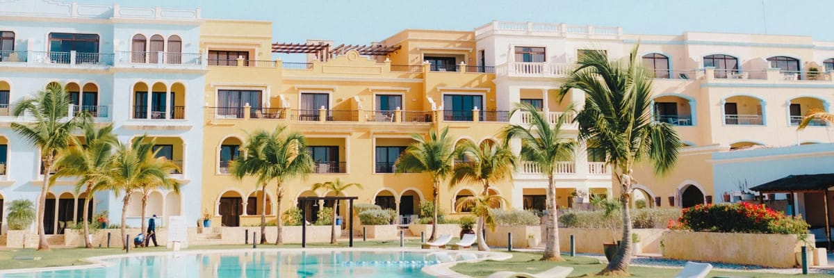 colorful buildings in Punta Cana