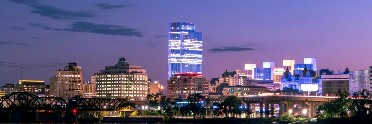 The Albany, New York skyline