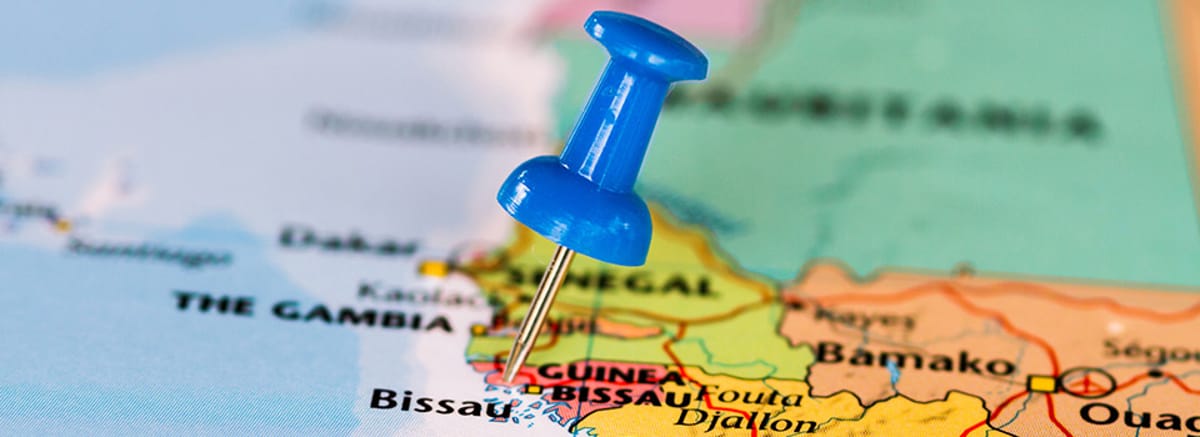 Fly fra København til Bissau