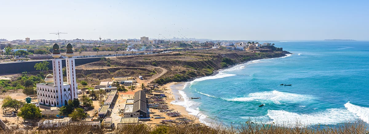 Fly fra København til Dakar