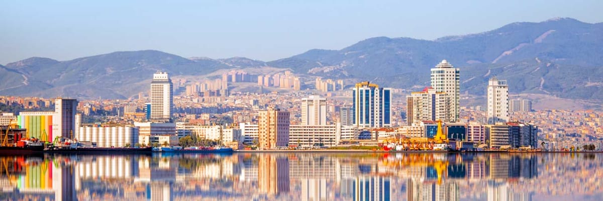 Search and book a ticket to  Izmir ( ADB)