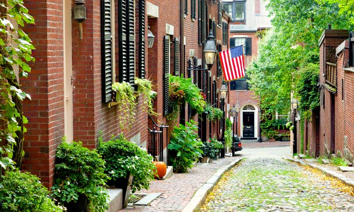 Boston street.