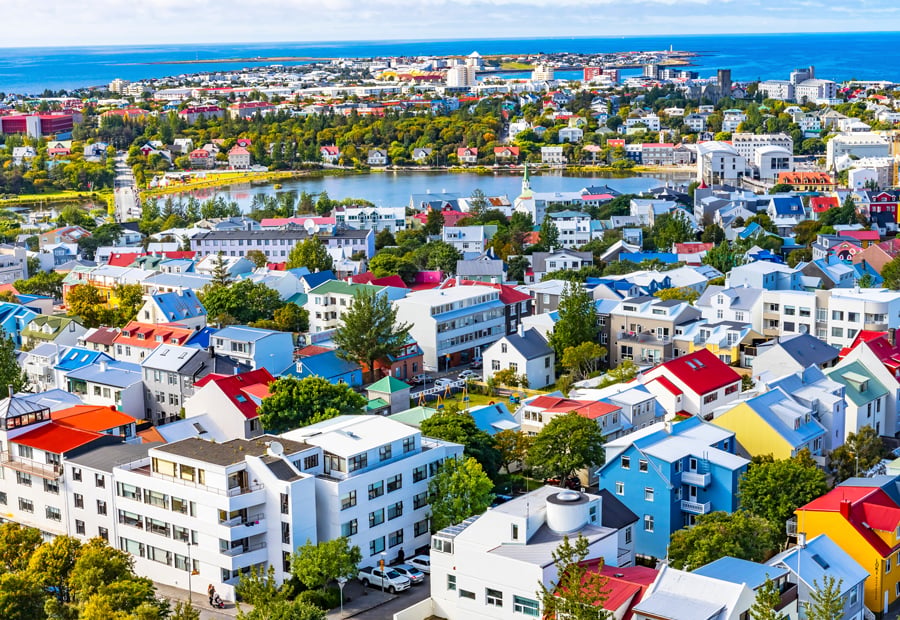 View of Reykjavik, Iceland