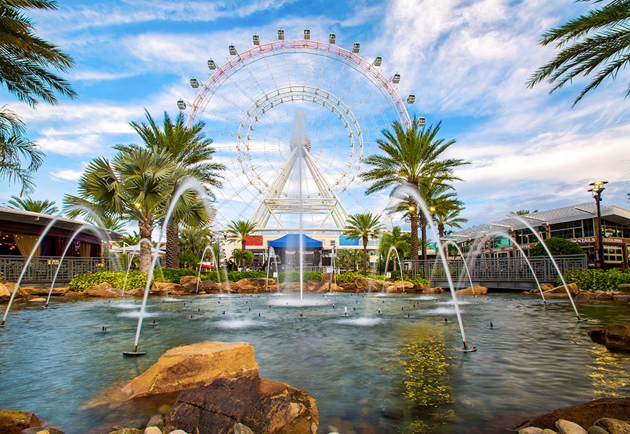 The Wheel at ICON Park in Orlando, Florida