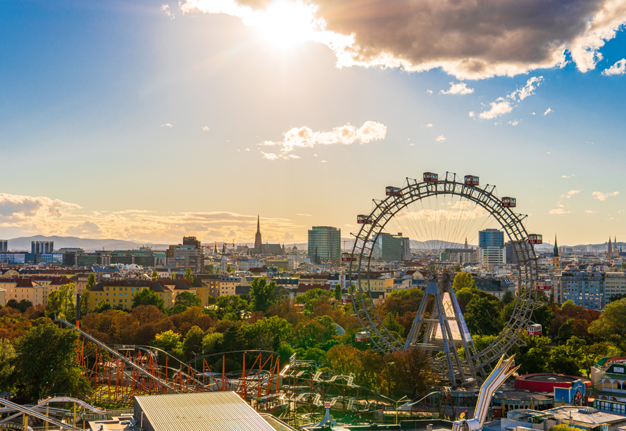 View of Vienna, Austria.