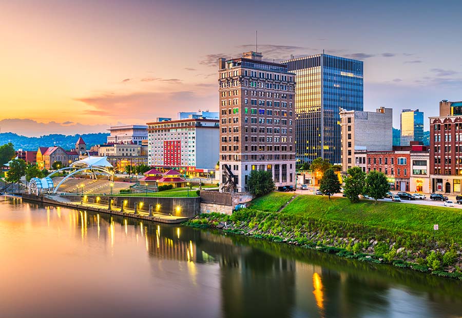 View of Charleston, West Virginia