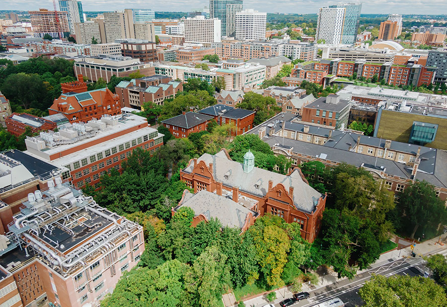 Penn State campus and downtown State College.