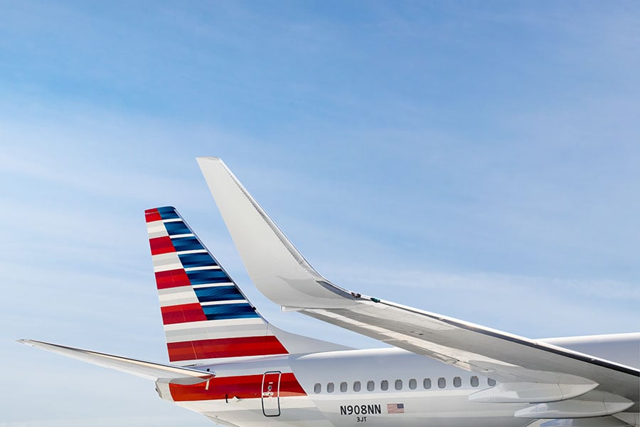 American Airlines aircraft.