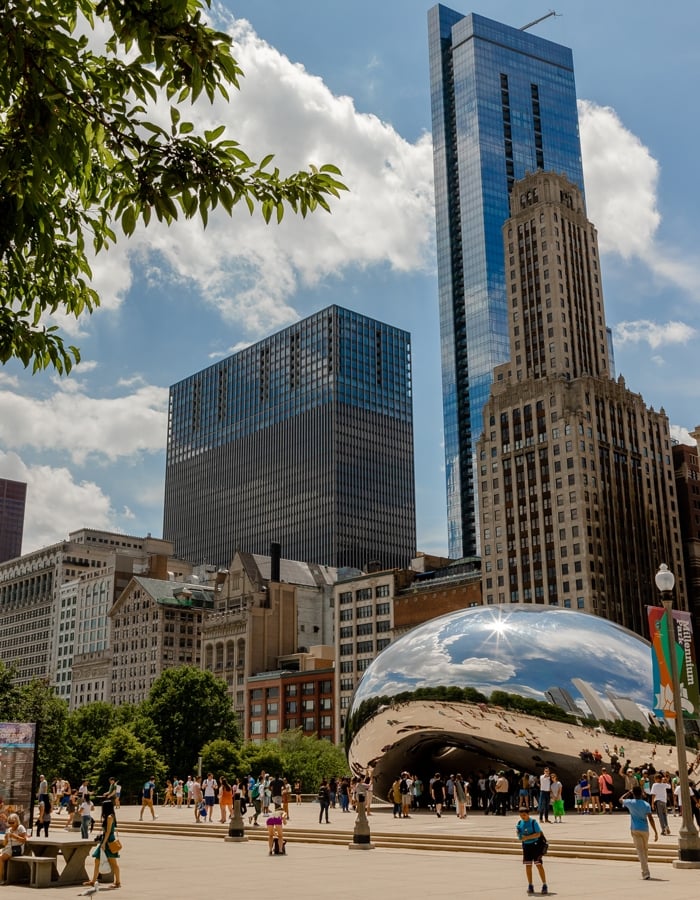 View of downtown Chicago