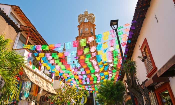 View of a Puerto Vallarta, Mexico.