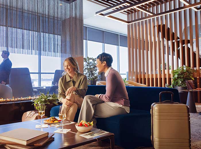 Admirals Club seating area.