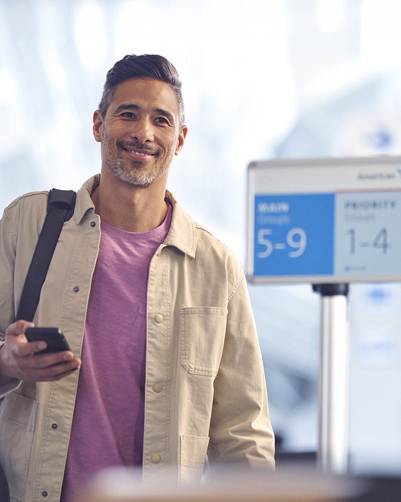 Traveler in the Preferred Boarding group.