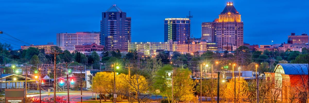 Flights from Greensboro with Air India