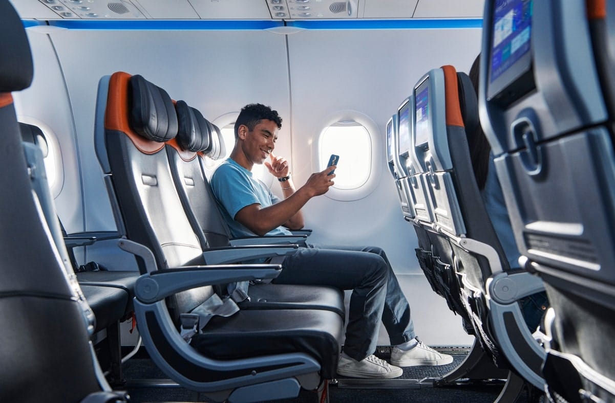 Brightline train with JetBlue partnership