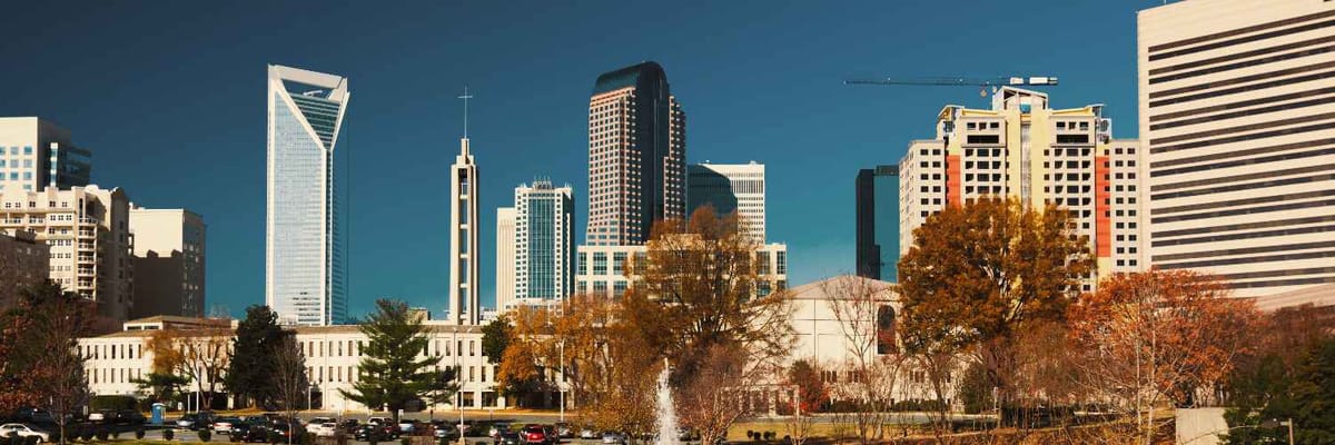 Flights to Charlotte {price_modifier}starting at **Flights.FromLowestPrice**