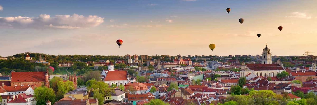 Flights to Vilnius {price_modifier}starting at **Flights.FromLowestPrice**