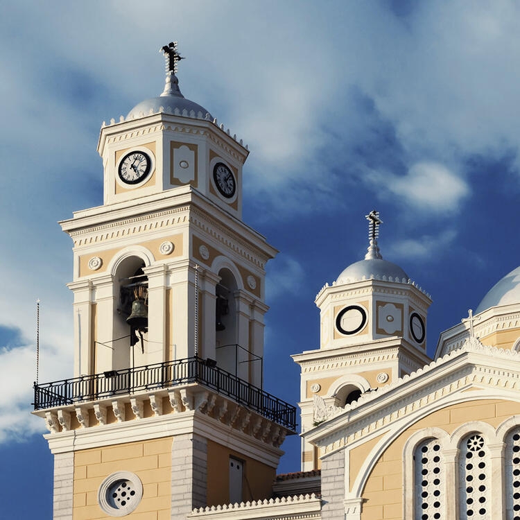 De kathedraal Ypapanti tou Sotiros