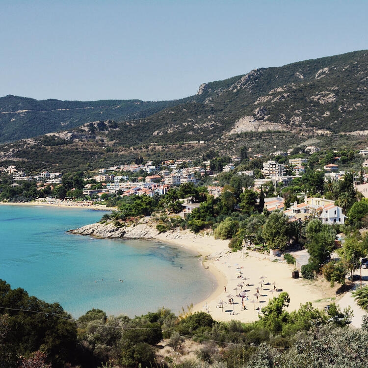 De stranden van Kavala