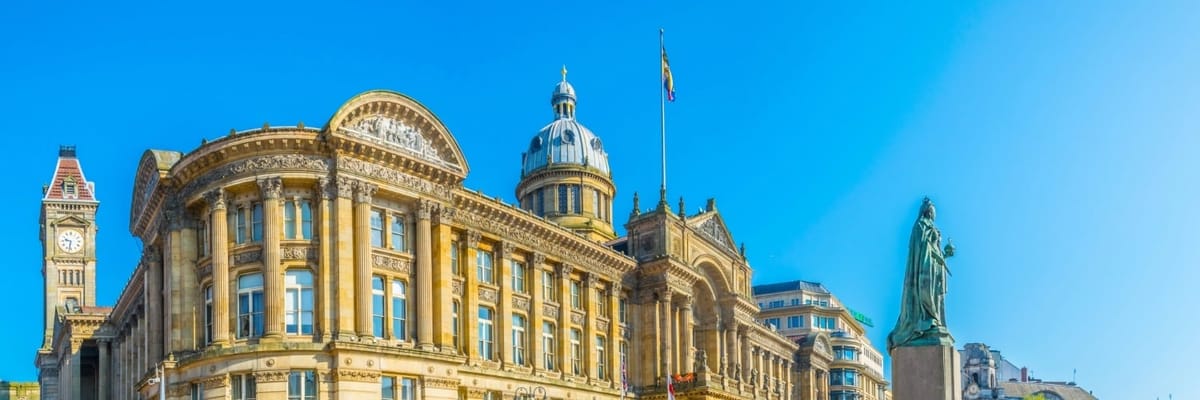 Flights to Birmingham {price_modifier}starting at **Flights.FromLowestPrice**