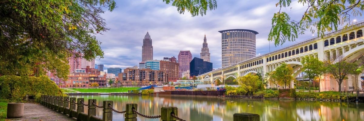 Flights to Cleveland {price_modifier}starting at **Flights.FromLowestPrice**