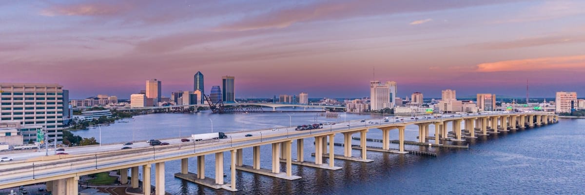 Flights to Jacksonville {price_modifier}starting at **Flights.FromLowestPrice**