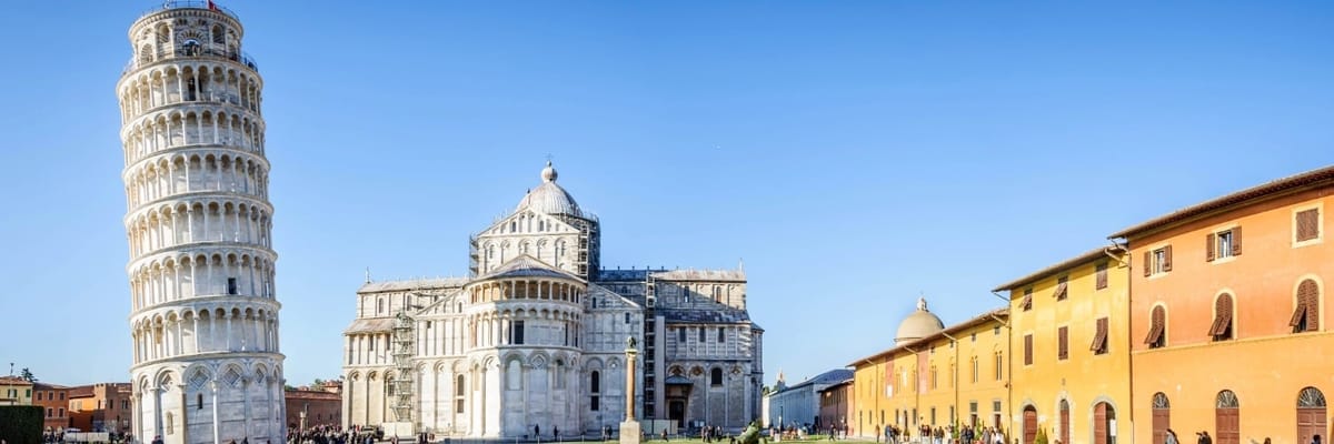 Flights to Pisa {price_modifier}starting at **Flights.FromLowestPrice**