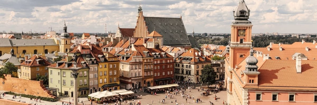 Flights to Warsaw {price_modifier}starting at **Flights.FromLowestPrice**