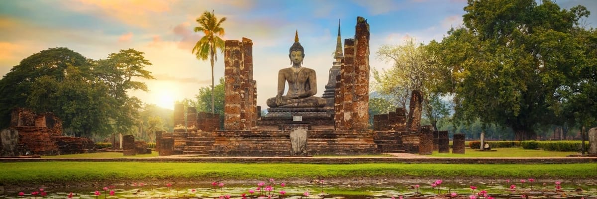 Flights to Sukhothai {price_modifier}starting at **Flights.FromLowestPrice**