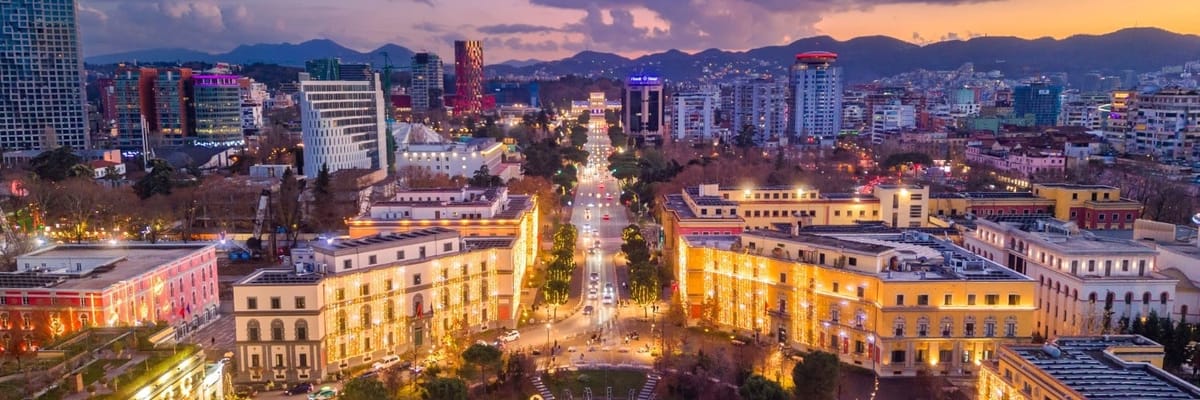 Flights to Tirana {price_modifier}starting at **Flights.FromLowestPrice**