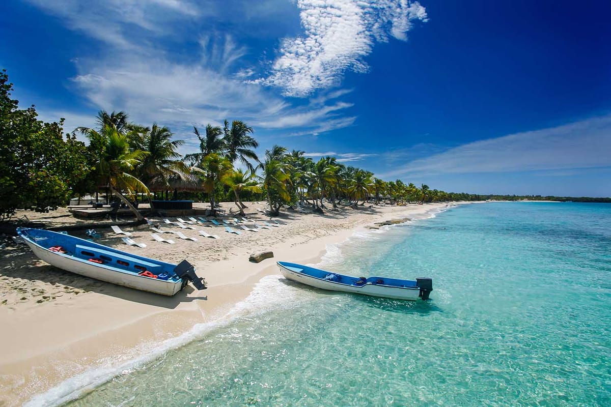 Flights from Madrid to Punta Cana {price_modifier} starting at **Flights.FromLowestPrice**