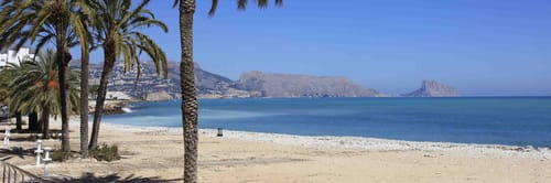 Altea Beach on the Costa Blanca in Spain.