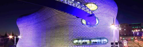 Selfridges building at the Bullring Shopping Centre in Birmingham, UK