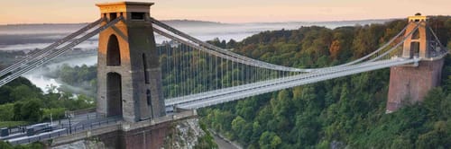 Clifton Suspension Bridge in Bristol, England