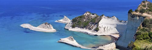 Cape Drastis, a natural wonder located on the northernmost tip of Corfu,