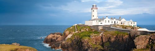 The Fanad Head Lighthouse in County Donegal, Ireland.