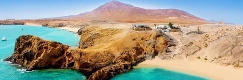 Playa Blanca in Lanzarote, Canary Islands