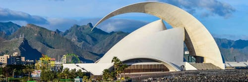 Auditorio de Tenerife Adán Martín, a renowned concert hall located in Santa Cruz de Tenerife