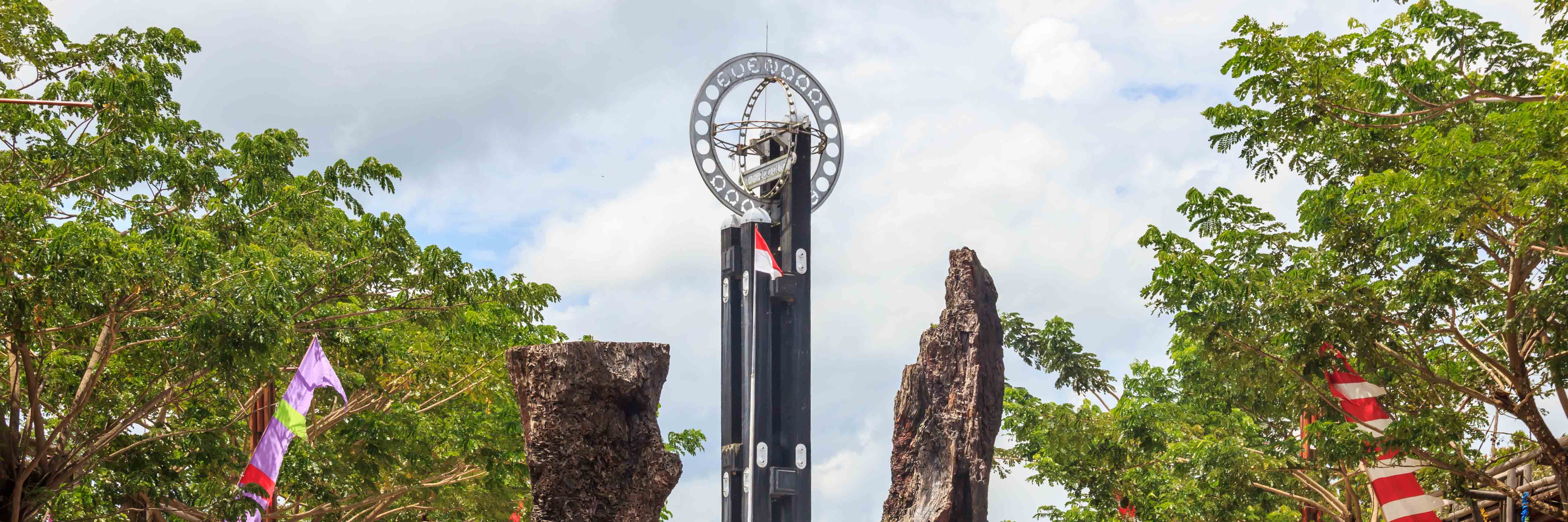 Equator Monument, the iconic landmark marking the equator line in Pontianak