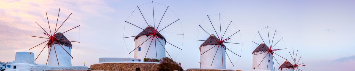 Flüge von Milos nach Mykonos mit SKY Express