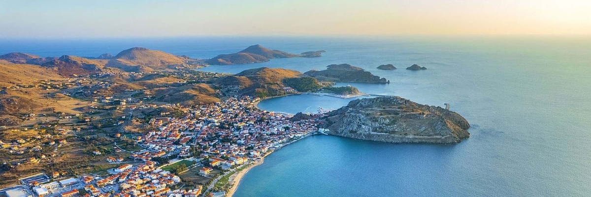 Corfu to Lemnos Flights on SKY express