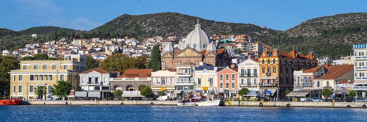 Athens to Mytilene Flights on SKY express