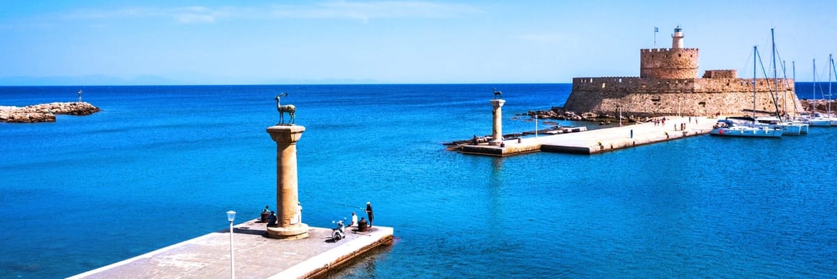 Corfu to Rhodes Flights on SKY express