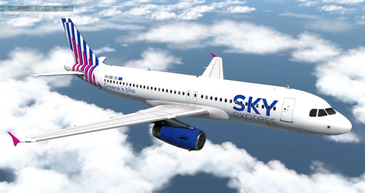Karpathos to Amsterdam Flights on SKY express