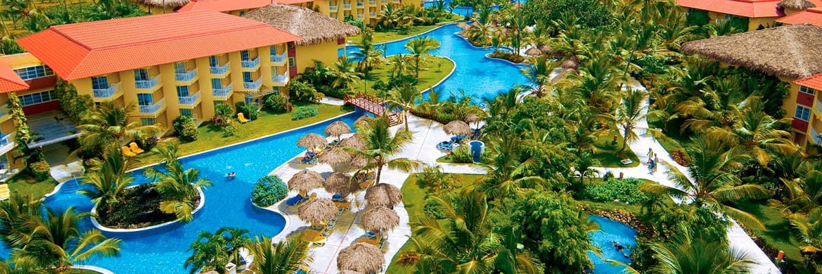 Aerial view of resort and pools at Dreams Punta Cana Resort & Spa