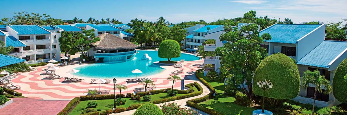 Aerial view of the main pool at Sunscape Puerto Plata Dominican Republic