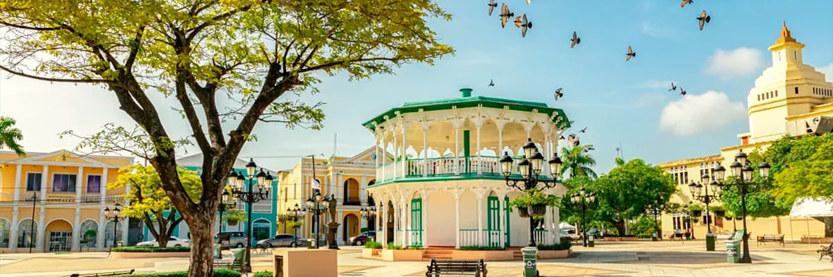 Independence Square at Central Park in Puerto Plata