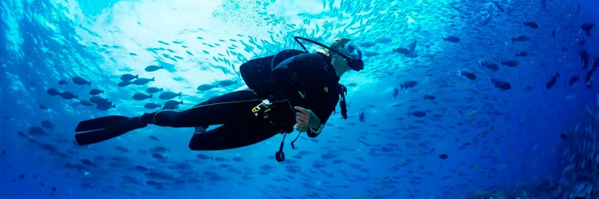 Snorkler in Cozumel, Mexico